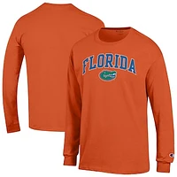 Men's Champion Florida Gators Arch Over Logo Long Sleeve T-Shirt