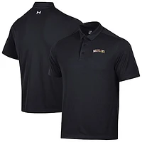 Men's Under Armour Black Maryland Terrapins T2 Green Day Polo