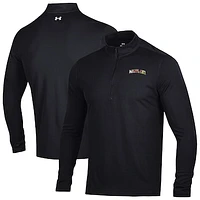 Men's Under Armour Black Maryland Terrapins T2 Green Day Half-Zip Pullover