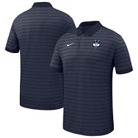 Men's Nike Navy UConn Huskies 2025 Sideline Victory Stripe Performance Polo