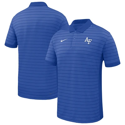 Men's Nike Royal Air Force Falcons 2025 Early Season Coaches Sideline Victory Stripe Performance Polo