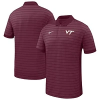 Men's Nike Maroon Virginia Tech Hokies 2025 Sideline Victory Stripe Performance Polo