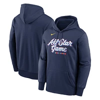 Men's Nike Navy MLB All-Star 2025 Game Authentic Collection Therma Pullover Hoodie