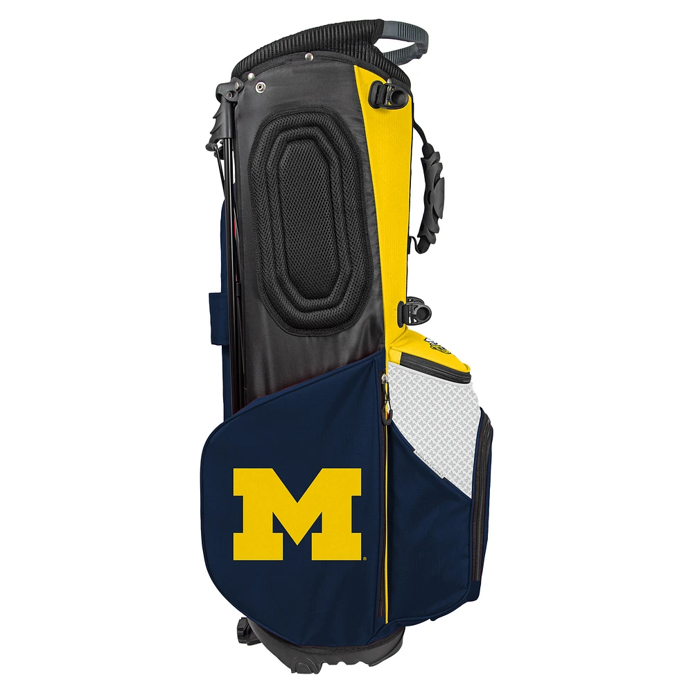 WinCraft Michigan Wolverines Back Nine Stand Golf Bag