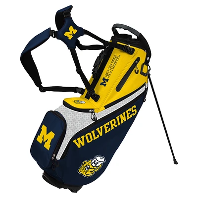 WinCraft Michigan Wolverines Back Nine Stand Golf Bag