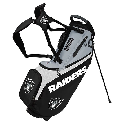 WinCraft Las Vegas Raiders Back Nine Stand Golf Bag