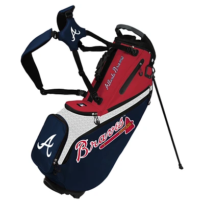 WinCraft Atlanta Braves Back Nine Stand Golf Bag