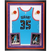 Kevin Durant Phoenix Suns Autographed Deluxe Framed Nike 2022-23 Turquoise City Edition Swingman Jersey