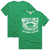 Men's Homage  Green Chicago Cubs Hyper Local Tri-Blend T-Shirt