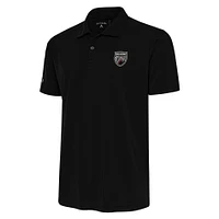 Men's Antigua  Black San Antonio FC Tribute Polo