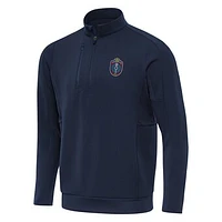 Men's Antigua  Navy Memphis 901 FC Generation Quarter-Zip Pullover