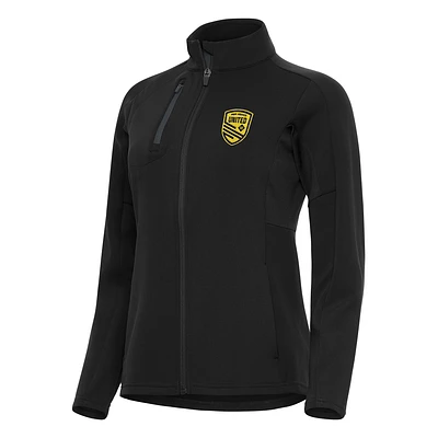 Women's Antigua  Black New Mexico United Generation Full-Zip Jacket