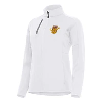 Women's Antigua  White Detroit City FC Generation Full-Zip Jacket