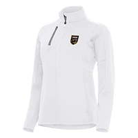 Women's Antigua  White Birmingham Legion FC Generation Full-Zip Jacket