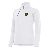 Women's Antigua  White Charleston Battery Generation Full-Zip Jacket