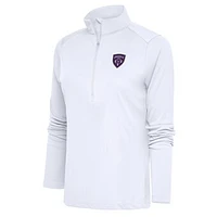 Women's Antigua Louisville City FC Tribute Half-Zip Pullover
