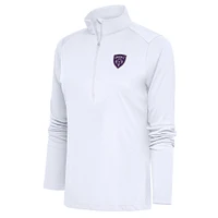 Women's Antigua Louisville City FC Tribute Half-Zip Pullover