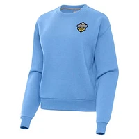 Women's Antigua  Powder Blue El Paso Locomotive FC Victory Fleece Pullover Sweatshirt