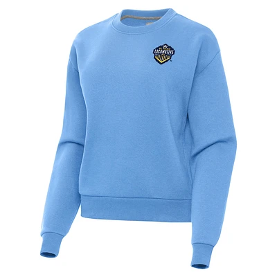 Women's Antigua  Powder Blue El Paso Locomotive FC Victory Fleece Pullover Sweatshirt