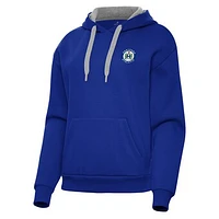 Women's Antigua  Royal Hartford Athletic Victory Pullover Hoodie