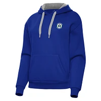 Women's Antigua  Royal Hartford Athletic Victory Pullover Hoodie