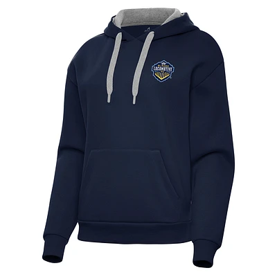 Women's Antigua  Navy El Paso Locomotive FC Victory Pullover Hoodie