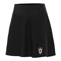 Women's Antigua Black Orange County SC Chip Skort