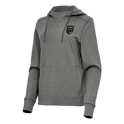 Women's Antigua Heather Birmingham Legion FC Justice Pullover Hoodie