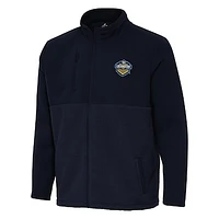 Men's Antigua  Navy El Paso Locomotive FC Daily Fused Full-Zip Jacket