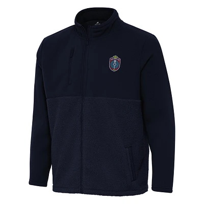 Men's Antigua  Navy Memphis 901 FC Daily Fused Full-Zip Jacket