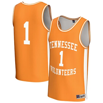 Unisex GameDay Greats #1 Tennessee Orange Volunteers Lightweight Men's Basketball Fashion Jersey
