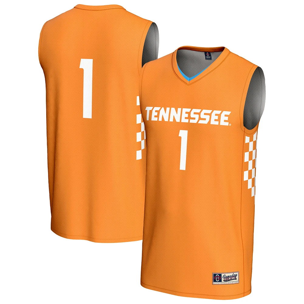 Youth GameDay Greats #1 Tennessee Orange Volunteers Lightweight Women's Basketball Fashion Jersey