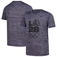 Youth Nike  Black LA28 2028 Summer Olympics Velocity Team Issue Performance T-Shirt