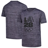 Youth Nike  Black LA28 2028 Summer Olympics Velocity Team Issue Performance T-Shirt