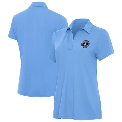 Women's Antigua  Powder Blue New York City FC Era Polo