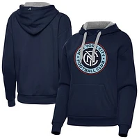 Women's Antigua Navy New York City FC Victory Pullover Hoodie