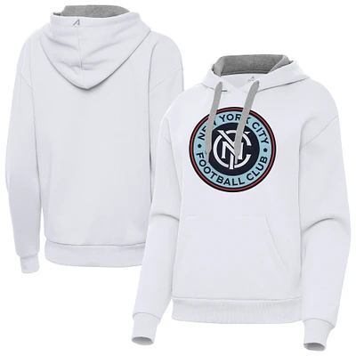 Women's Antigua New York City FC Victory Pullover Hoodie