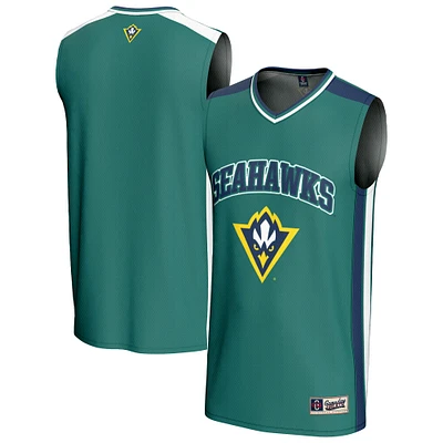Men's GameDay Greats Teal UNC Wilmington Seahawks Basketball Jersey