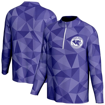 Men's ProSphere Purple High Point Panthers Maya 2.0 Quarter-Zip Top