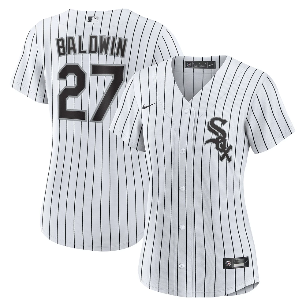 Women's Nike Brooks Baldwin White Chicago Sox Home Replica Jersey
