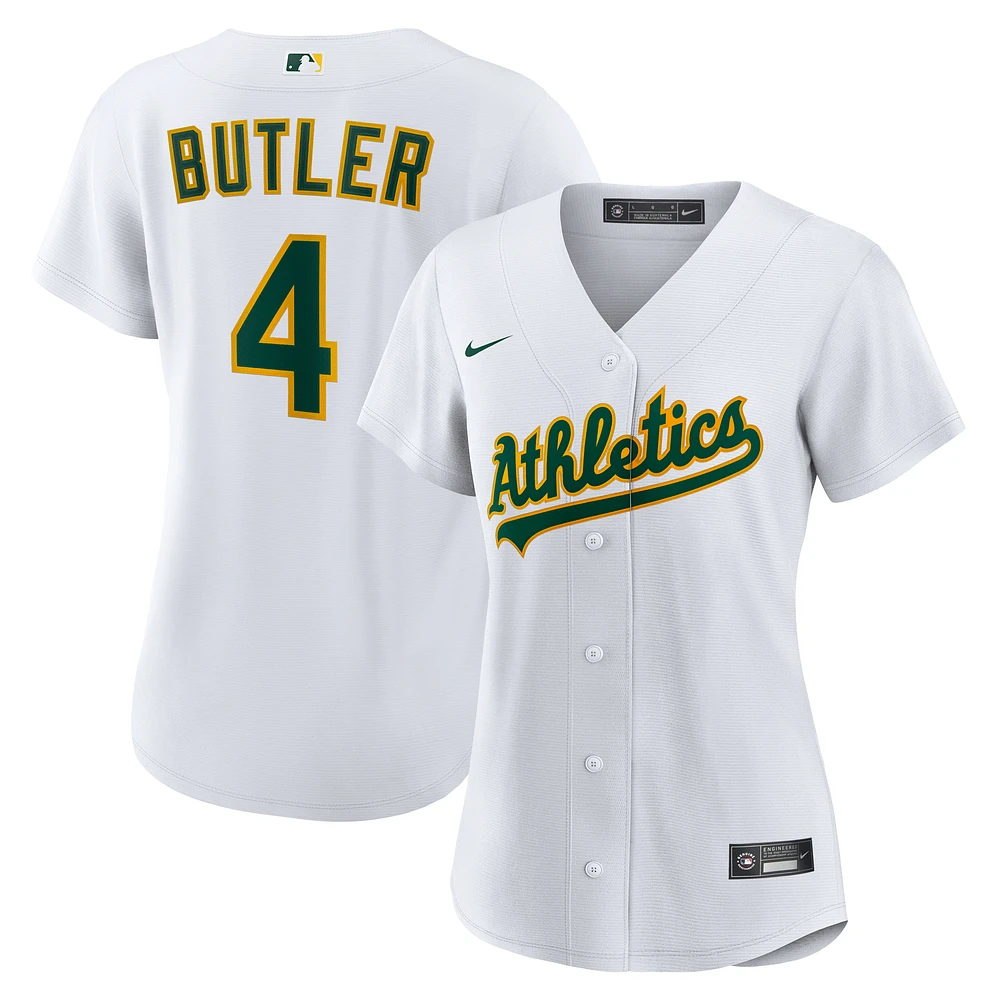 Women's Nike Lawrence Butler White Athletics Home Replica Jersey