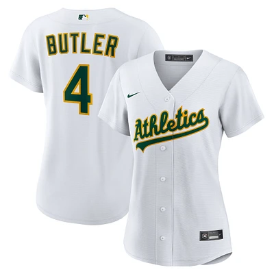 Women's Nike Lawrence Butler White Athletics Home Replica Jersey