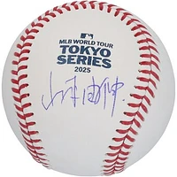 Yoshinobu Yamamoto Los Angeles Dodgers Autographed 2025 MLB Tokyo Series Logo Baseball - Kanji Signature