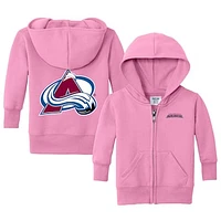 Infant Chad & Jake Colorado Avalanche Logo Full-Zip Hoodie