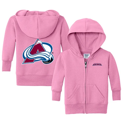 Infant Chad & Jake Colorado Avalanche Logo Full-Zip Hoodie