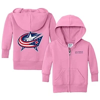 Infant Chad & Jake Columbus Blue Jackets Logo Full-Zip Hoodie