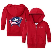 Infant Chad & Jake Columbus Blue Jackets Logo Full-Zip Hoodie