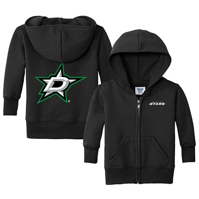 Infant Chad & Jake Black Dallas Stars Logo Full-Zip Hoodie Jacket