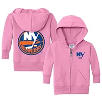 Infant Chad & Jake New York Islanders Logo Full-Zip Hoodie