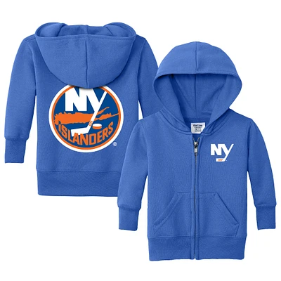 Infant Chad & Jake Royal New York Islanders Logo Full-Zip Hoodie
